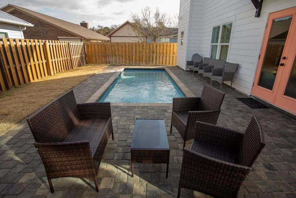 Coral Reef - Brand New Build, Pet Friendly, Private Pool! Sleeps 9! Villa Panama City Beach Eksteriør billede